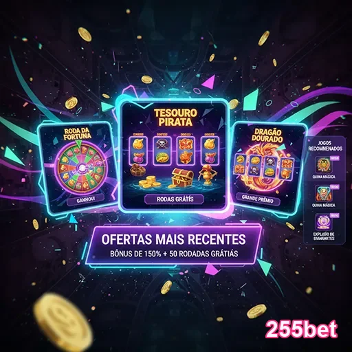 Imagem do site 255bet com destaque para apostas esportivas e promoções na página inicial